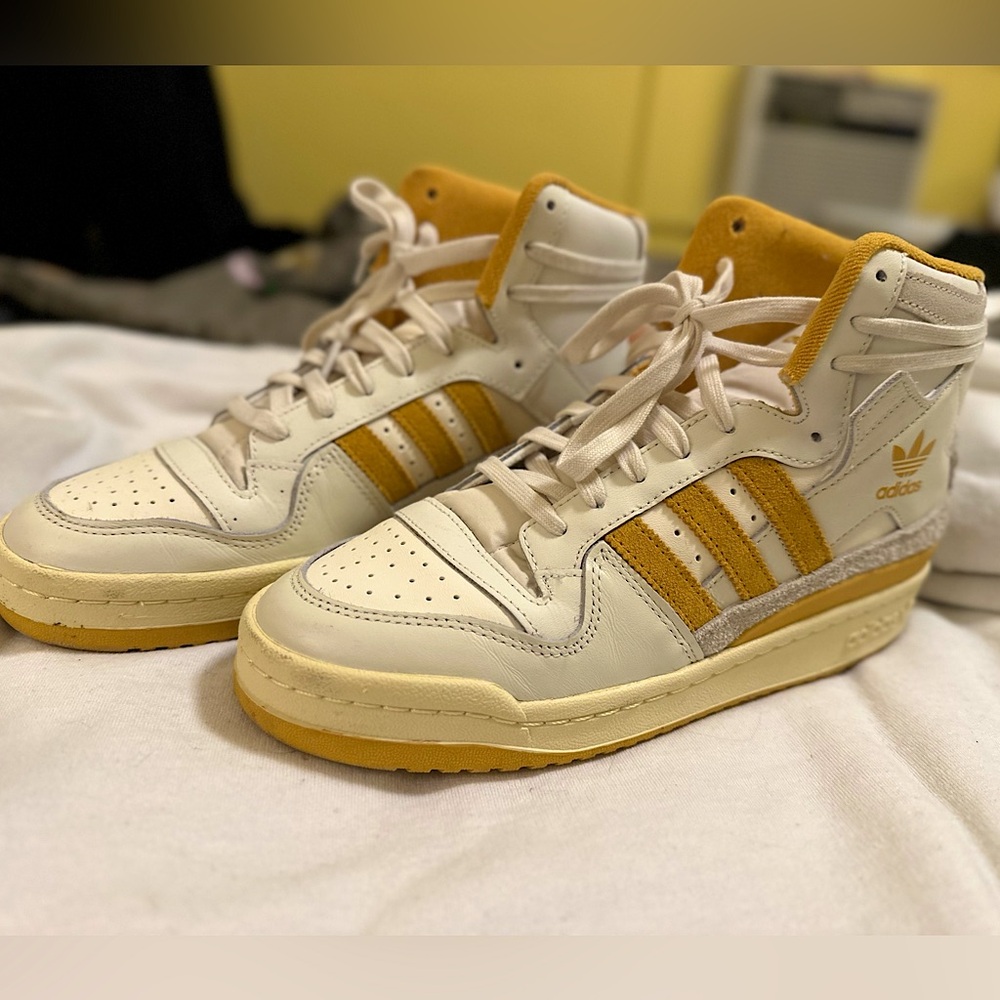 Retro adidas high tops, never worn